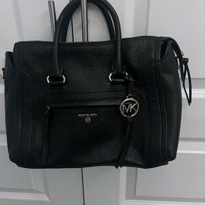 Michael Kors Black Leather Briefcase
